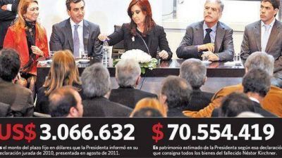 Cristina anunci� que pasar� a pesos sus ahorros en d�lares