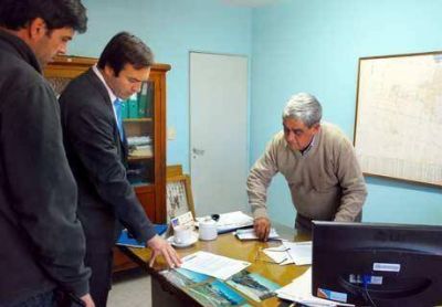 Soria fue a ARSA a reclamar por roturas en el pavimento