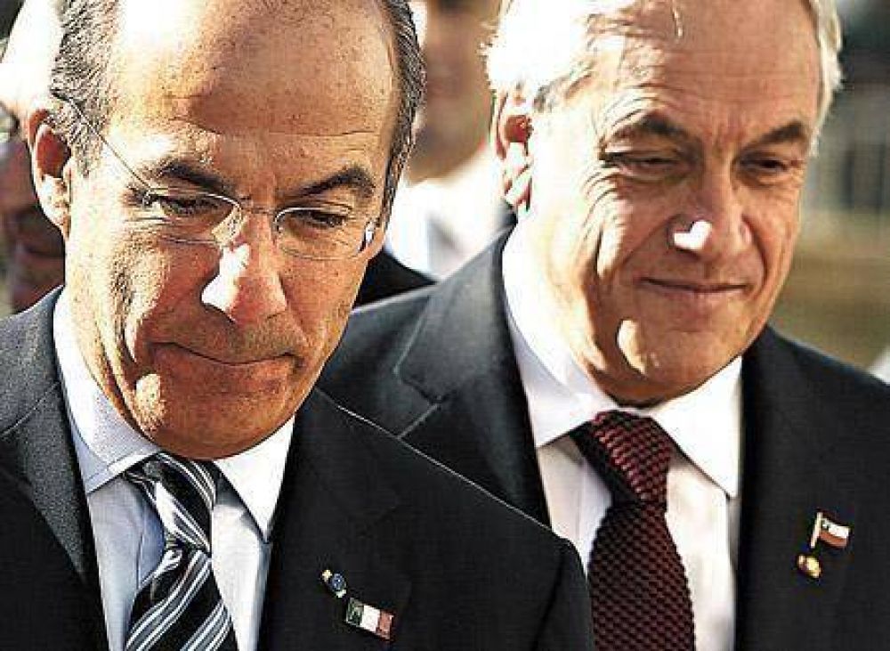 Pi�era y Calder�n sellan su alianza