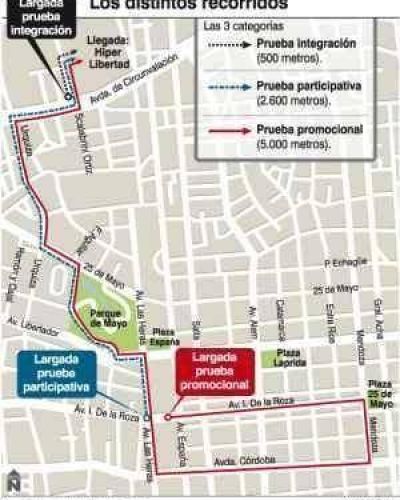 El marat�n de la fundaci�n, con 10.000 banderas