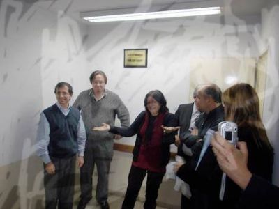 El HCD coloc� en su palco de prensa una placa recordando a Jos� Luis Cabezas