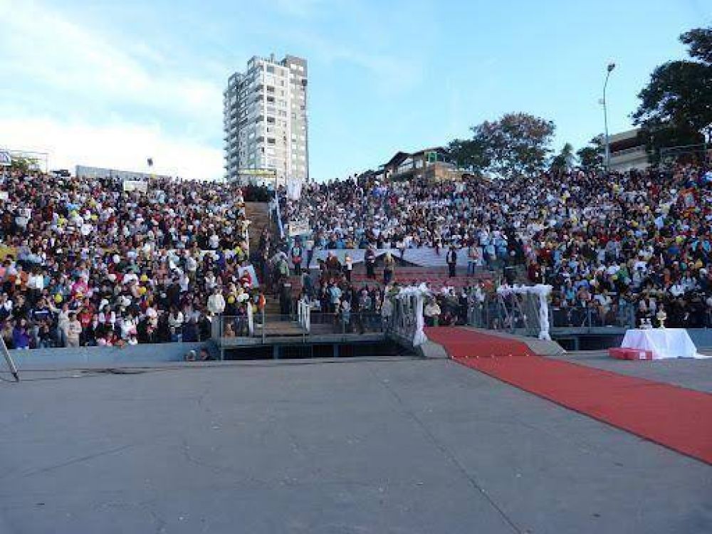 Celebraron el Corpus Christi en Posadas en un anfiteatro colmado