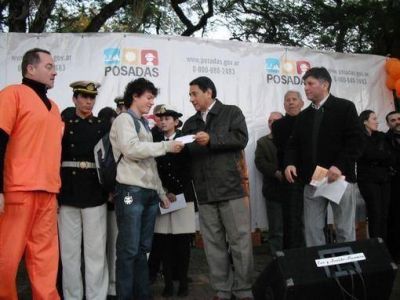 Entregaron premios en la primera Expo Vial en Posadas 