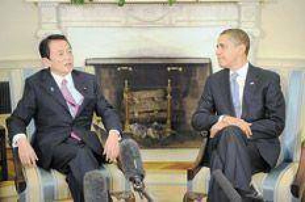 Obama m�s Aso, premier japon�s, da Obamaso