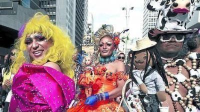 Una masiva marcha por el orgullo gay en San Pablo