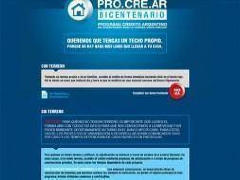 Cr�ditos Hipotecarios: Miles de consultas en Anses por los pr�stamos Procrear