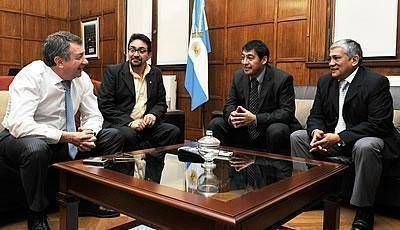Yauhar se reuni� con los intendentes de Lago Puelo y Paso de Indios