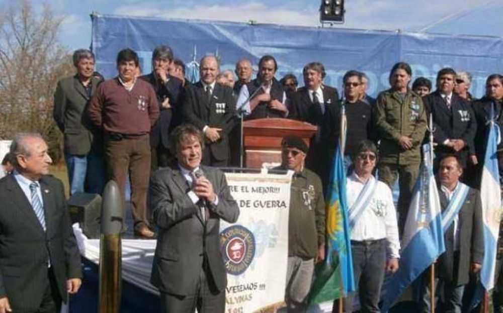 Con la visita de Amado Boudou, se inaugur� un nuevo monumento a Malvinas