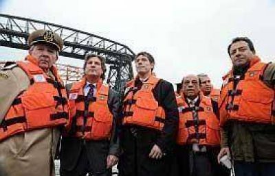 Boudou y Abal Medina supervisaron obras de saneamiento del Riachuelo
