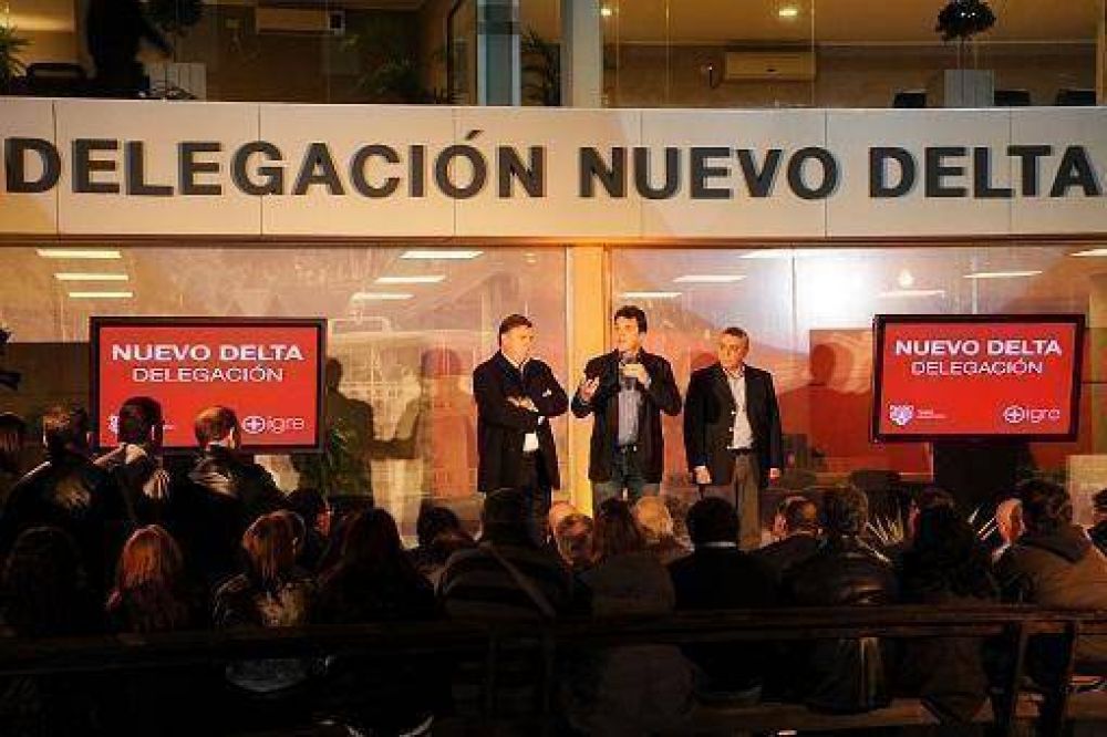 Tigre inaugur� la delegaci�n Nuevo Delta para acercarse a los vecinos