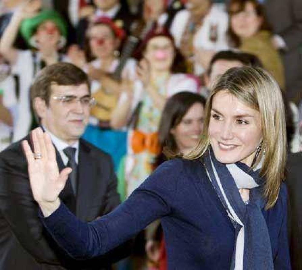 Un argentino increp� a la princesa Letizia