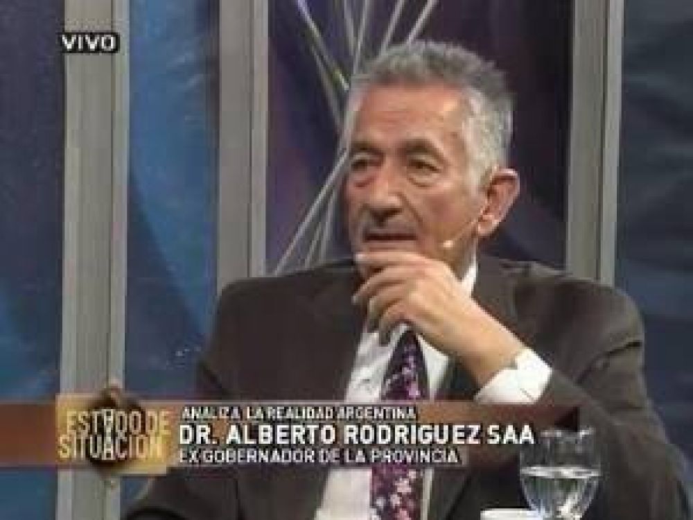 Alberto Rodr�guez Sa�: �Las medidas de austeridad son buenas porque no son un ajuste�
