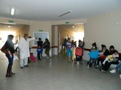 Visitas al Hospital de Merlo y Santa Rosa