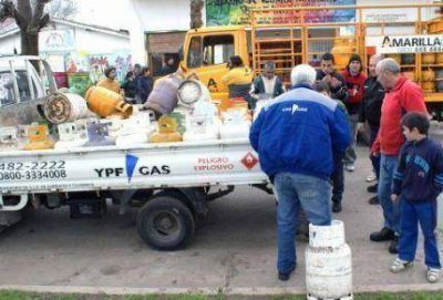 Lugares donde se expender�n las garrafas sociales