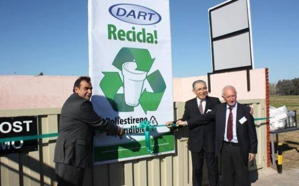 Inauguraron en Pilar el primer centro del pa�s en recolecci�n de telgopor