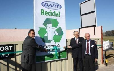 Inauguraron en Pilar el primer centro del pa�s en recolecci�n de telgopor