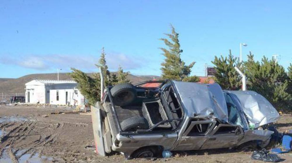 El yacimiento Cerro Drag�n parece una postal de guerra