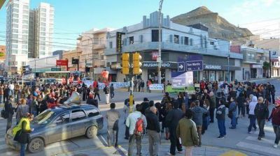 En Comodoro los sindicatos estatales fueron los �nicos que se movilizaron