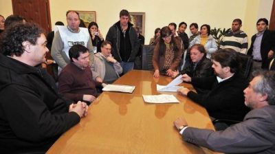 El gobierno provincial recibi� a sindicalistas