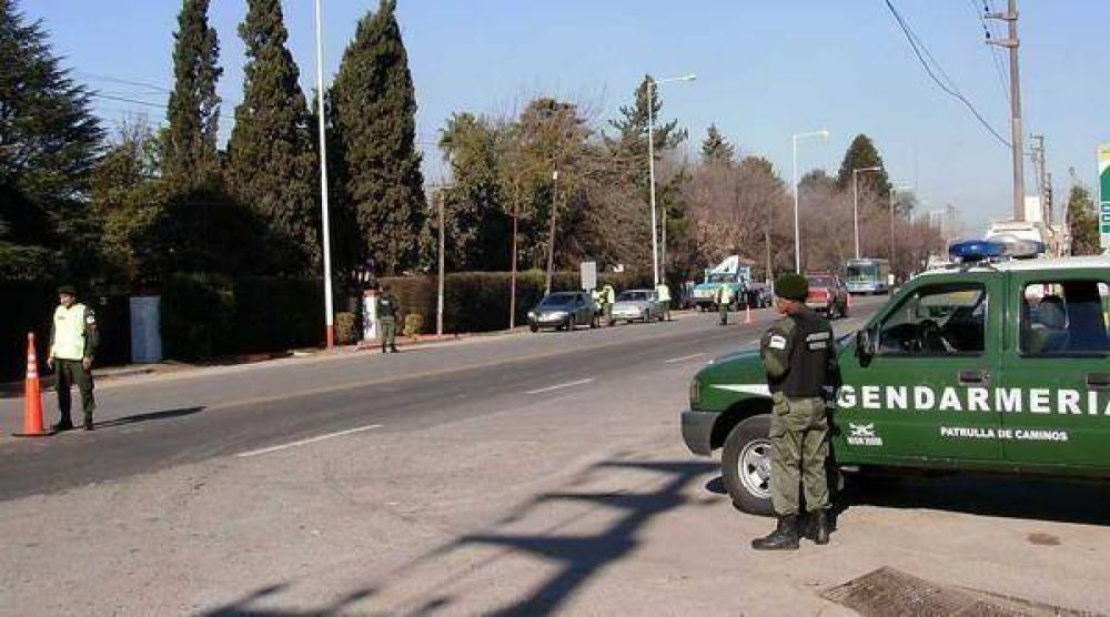 Confirman la presencia de Gendarmer�a en los accesos a la ciudad