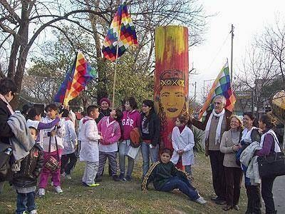 Los pueblos originarios celebraron su a�o nuevo en Lan�s