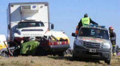 Tres muertos en un fatal accidente en la Ruta 188