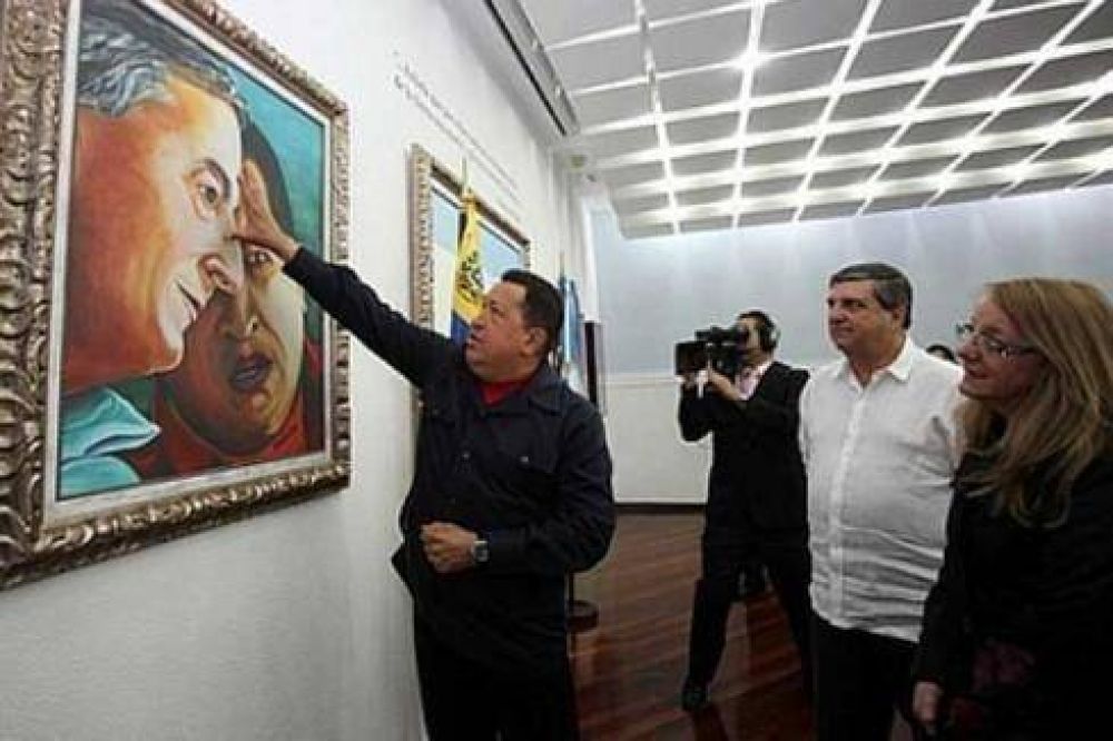 Cheppi recibi� a Alicia Kirchner en visita oficial a Venezuela