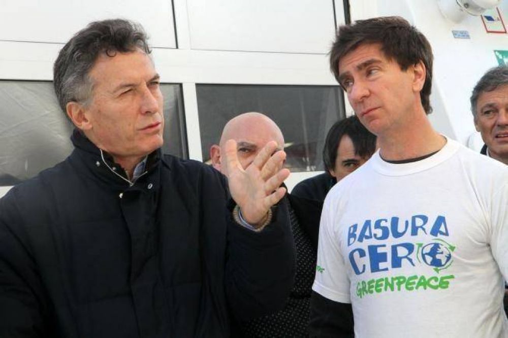 Ciudad: Macri visit� a Greenpeace y le reclamaron por la basura