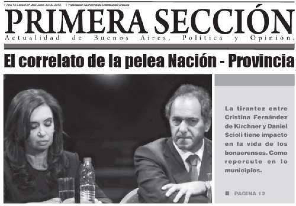 El correlato de la pelea Naci�n � Provincia