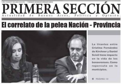 El correlato de la pelea Naci�n � Provincia