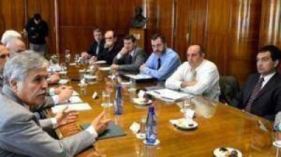 Reuniones del ministro Julio De Vido con intendentes bonaerenses de la IV secci�n en Capital Federal 
