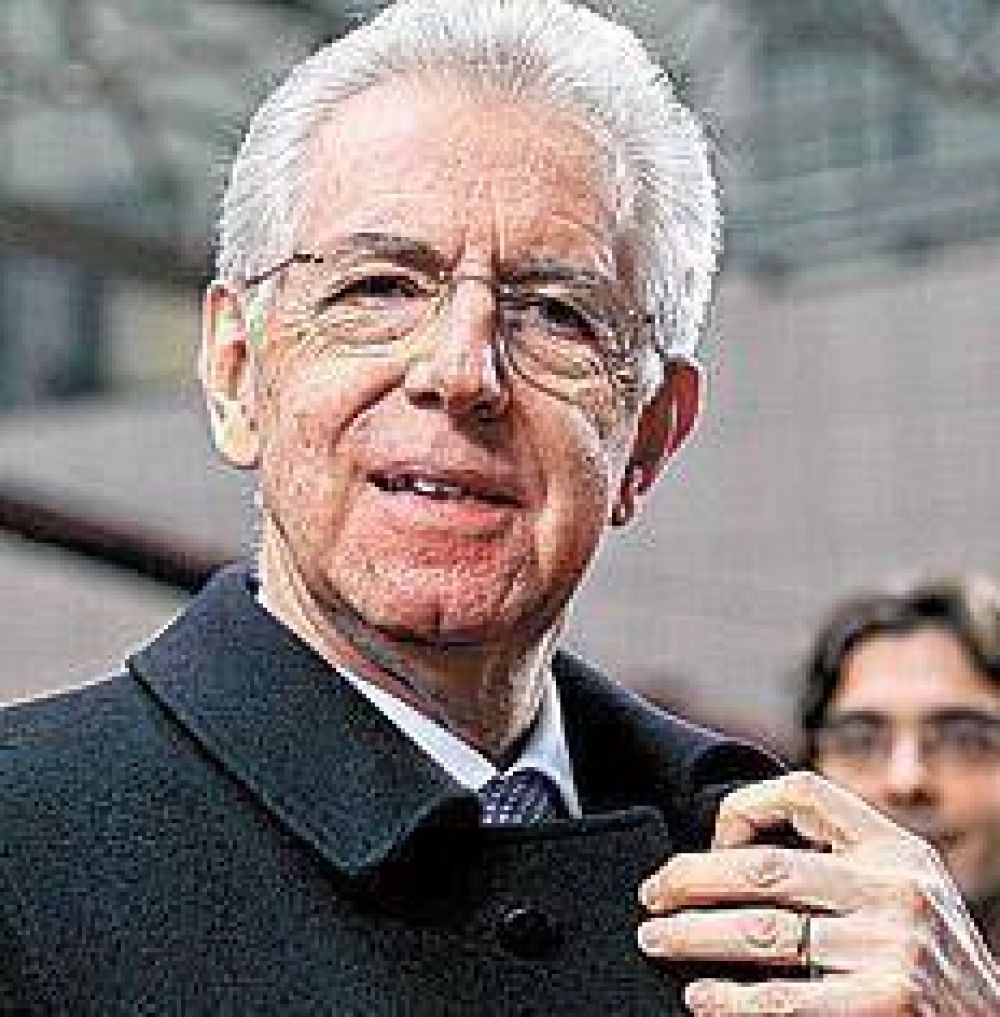 Para Monti, Italia lucha contra el contagio