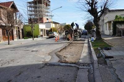 Trabajos municipales en distintos barrios