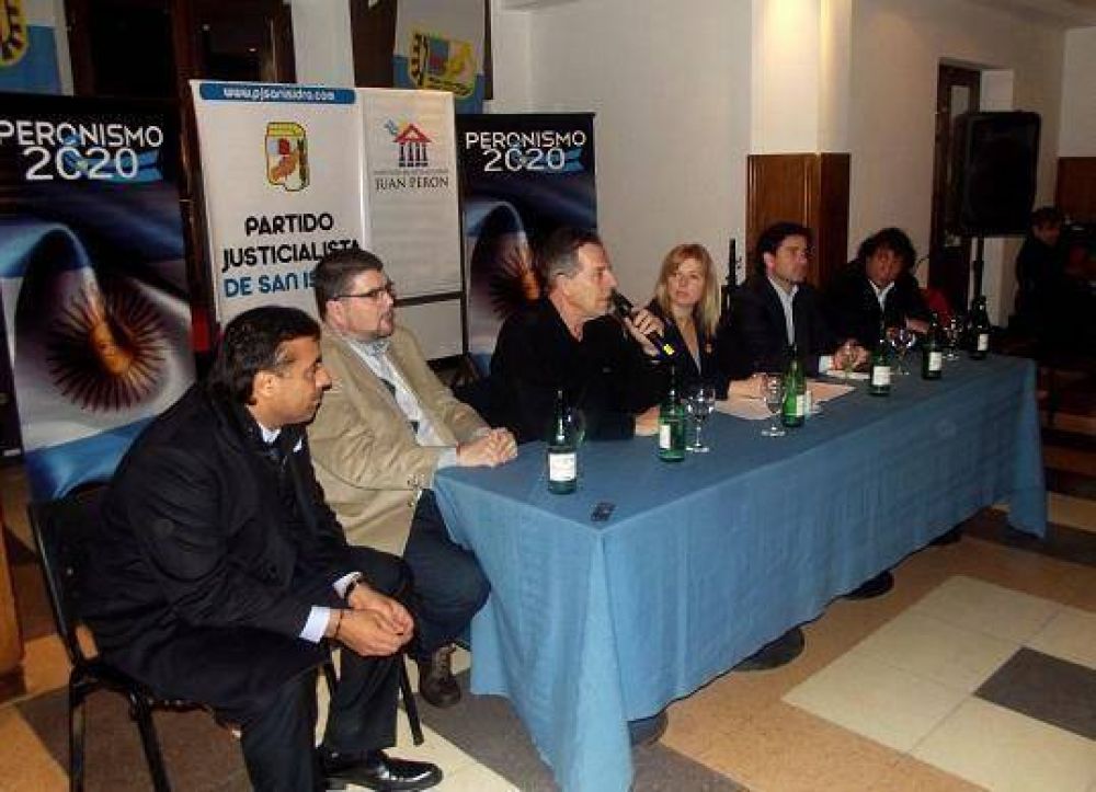 El PJ de San Isidro record� a Evita