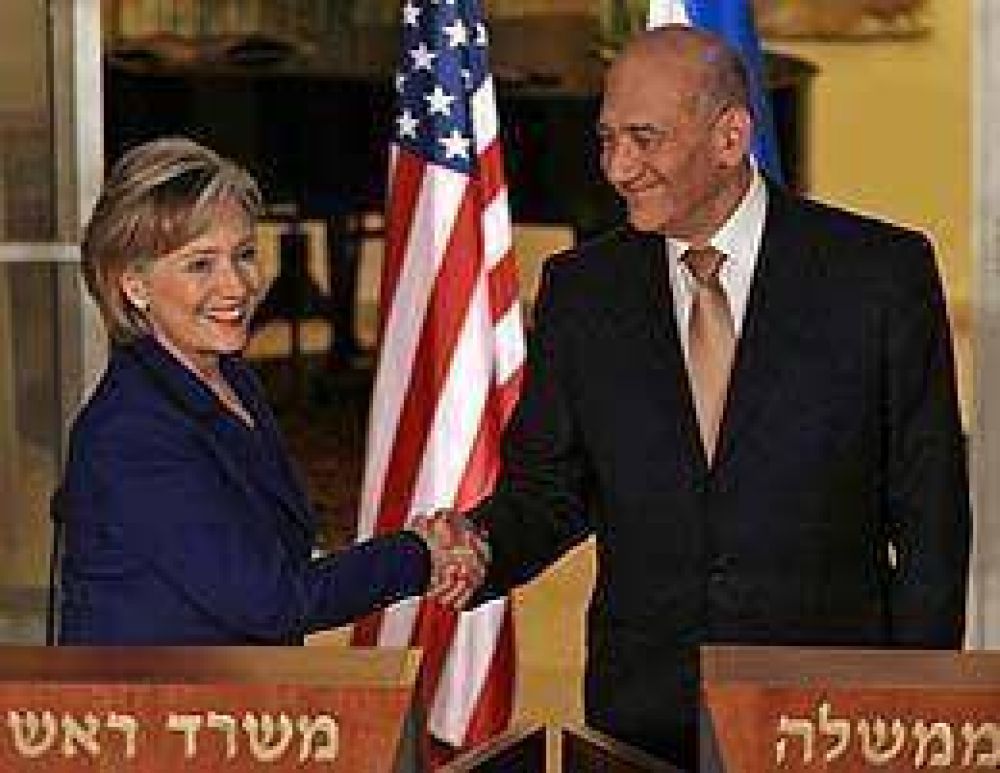 Durante su visita a Israel, Clinton prometi� apoyar la creaci�n de un estado palestino 