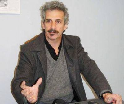 El sindicalista Daniel P�rez Guill�n estuvo en Azul