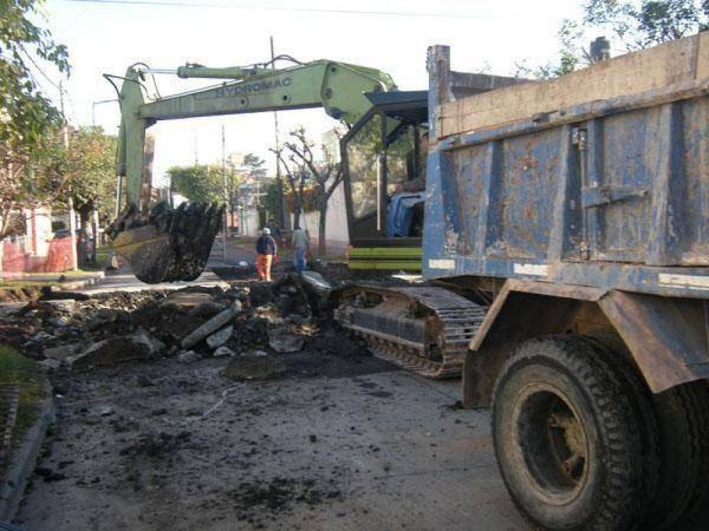 Tigre: Contin�an los trabajos de mantenimiento en accesos viales