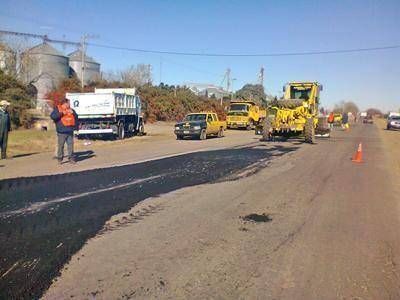 Los municipios de Pergamino y Ramallo trabajan en las obras sobre un tramo de la ruta N� 51