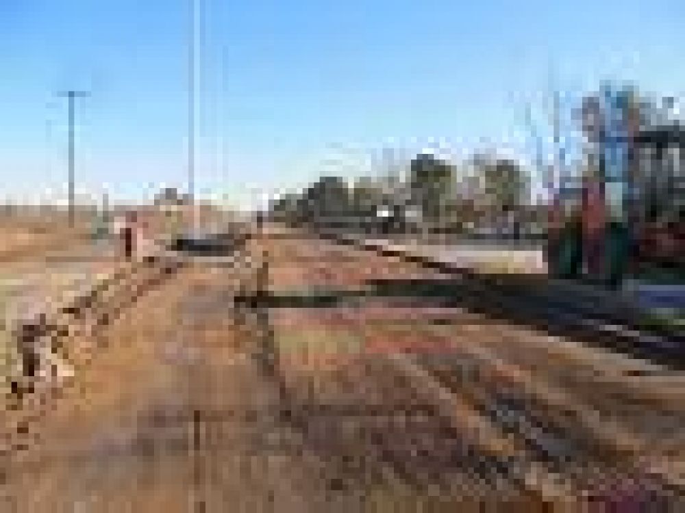  Se comenz� a construir la rotonda que estar� ubicada frente a Estudiantes