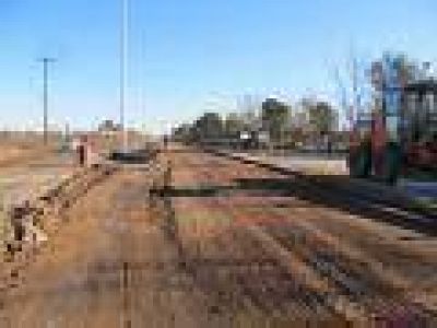  Se comenz� a construir la rotonda que estar� ubicada frente a Estudiantes