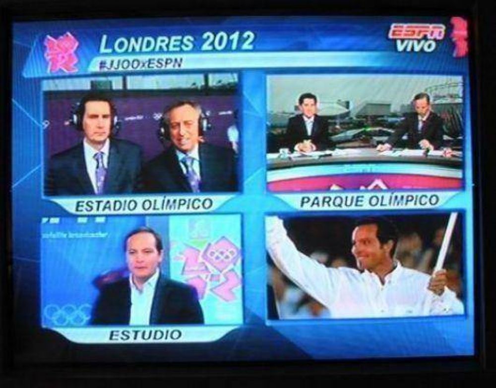 Esp�nola coment� por TV la apertura de las Olimp�adas