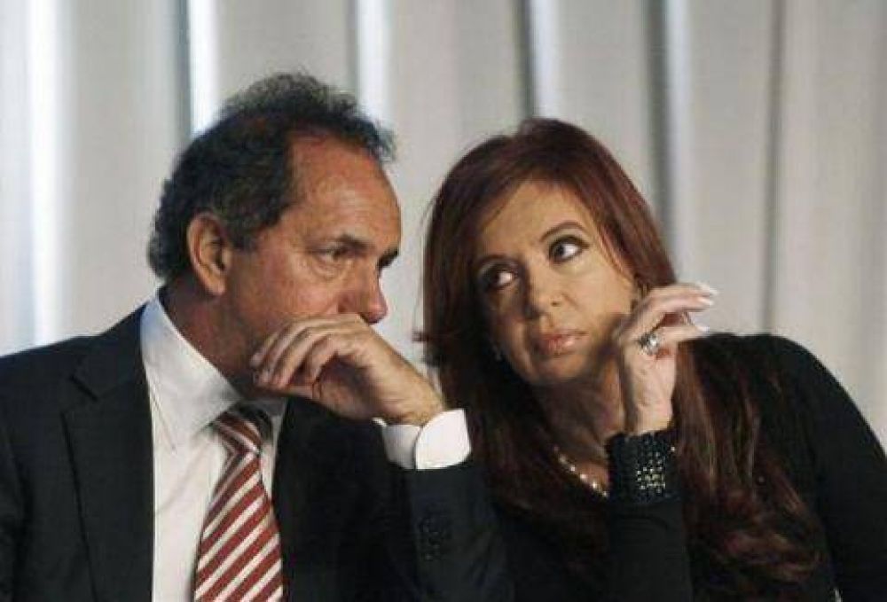 Tregua entre Scioli y Cristina