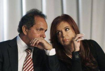 Tregua entre Scioli y Cristina