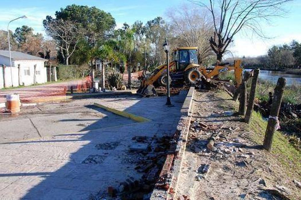 Avanza la remodelaci�n en el �ltimo tramo del Paseo Benito Villanueva