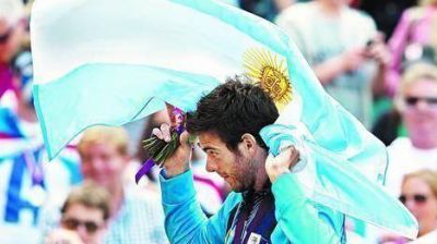 Del Potro, con el fuego ol�mpico