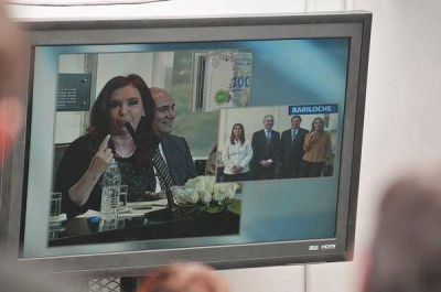  Por teleconferencia, la presidenta inaugur� laboratorio en Bariloche
