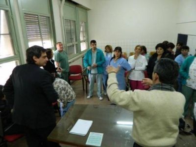 Funcionarios del Ministerio de Salud realizaron recorrida por el Hospital San Luis