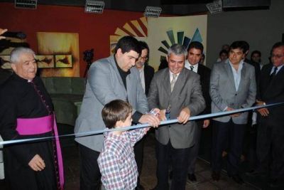 Villa Mercedes: El Vicegobernador particip� de la inauguraci�n de estudios televisivos privados