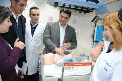 Jorge Macri asisti� a actividades en la Maternidad Municipal Santa Rosa