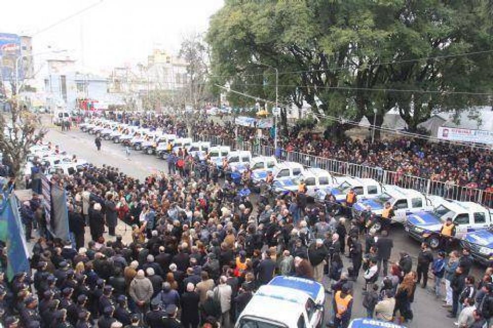 La Matanza puso en funciones 60 nuevos patrulleros para reforzar la flota policial del municipio